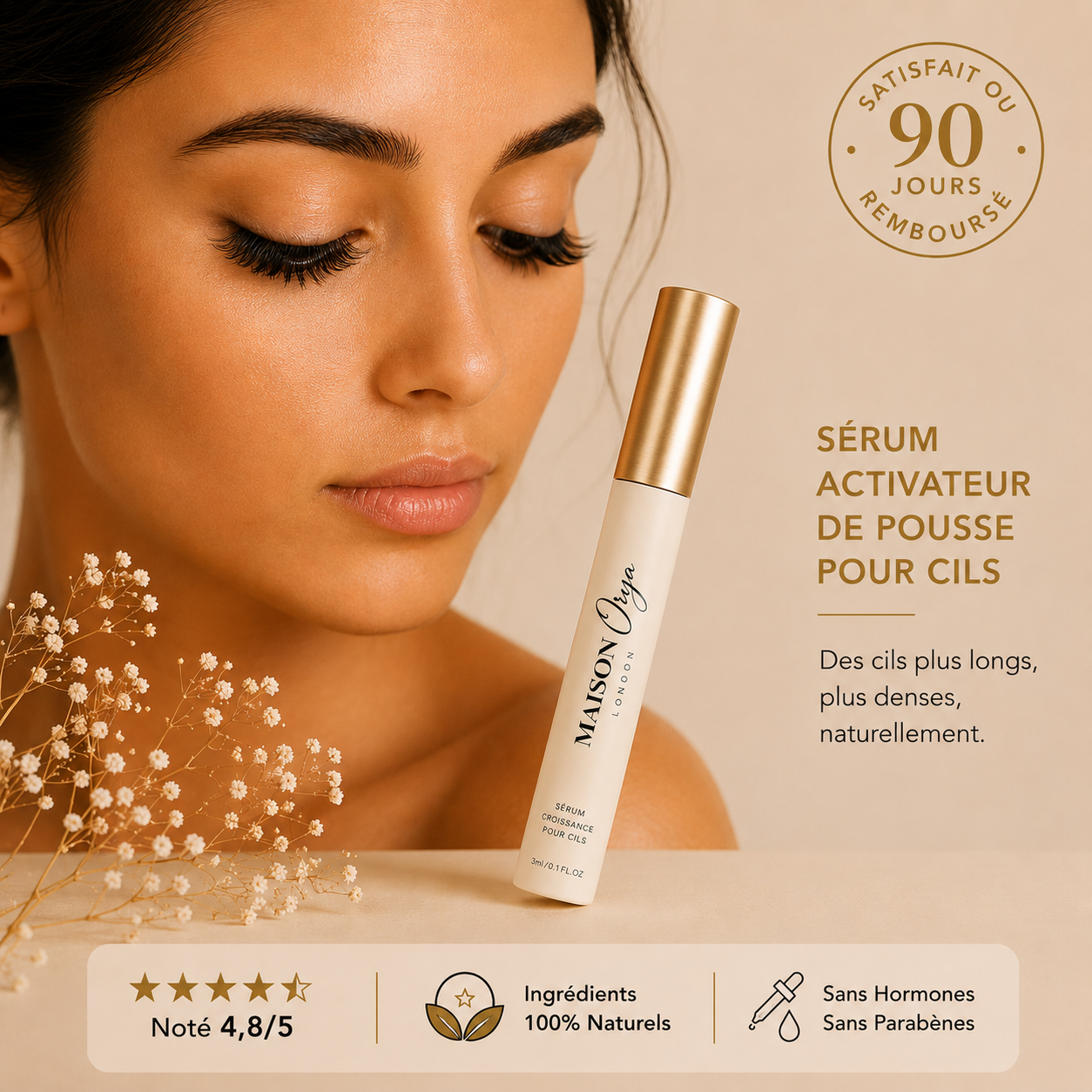 Sérum activateur de pousse pour cils